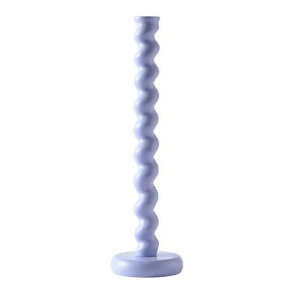 POLSPOTTEN Twister Kandelaar - XL - Lichtblauw