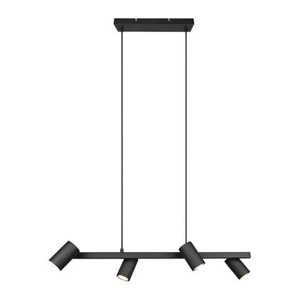 Trio international Hanglamp Marley 4x GU10 Zwart 302400432