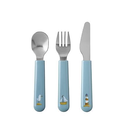 Kinderbestekset Mepal Mio 3-delig - Little Dutch - Sailors Bay Wit