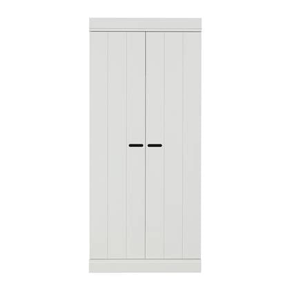 WOOOD Lage Kast Connect Grenen Wit 175x77x56