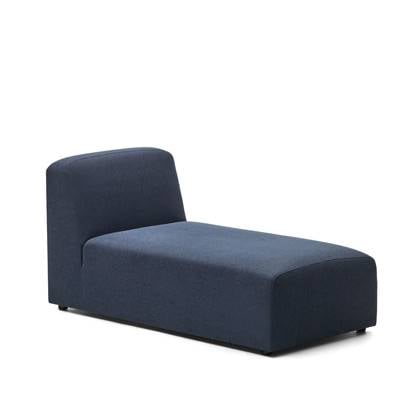 Kave Home - Blauw Neom chaise longue module 152 x 75 cm