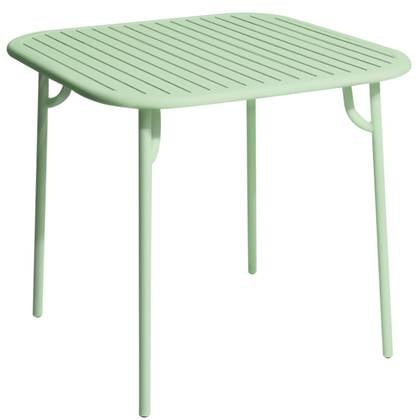 Petite Friture Week-end tuintafel 85x85 Pastel Green