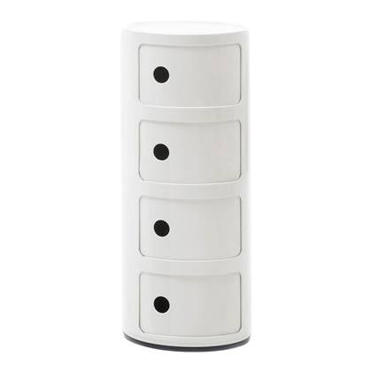 Kartell Componibili Kast - 4 Modules - Wit