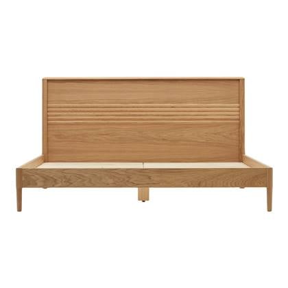 Kave Home - Lenon bed in hout en eikenfineer voor matras 180 x 200 cm