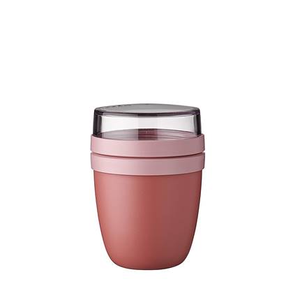 Lunchpot Ellipse mini - Vivid mauve Wit