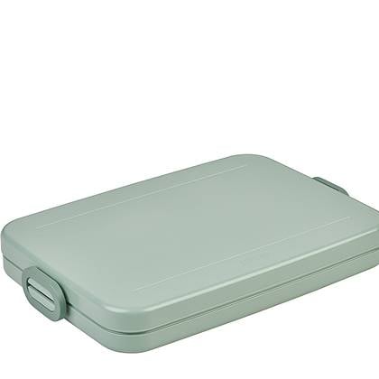 Lunchbox Take a Break flat - Nordic sage Groen