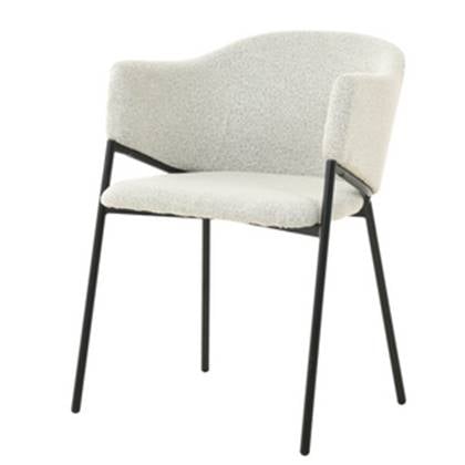 DS4U Elza eetkamerstoel boucle beige Taupe