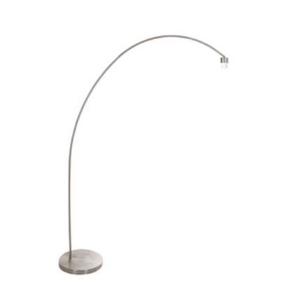 Mexlite Solva vloerlamp - E27 (grote fitting) - staal afbeelding