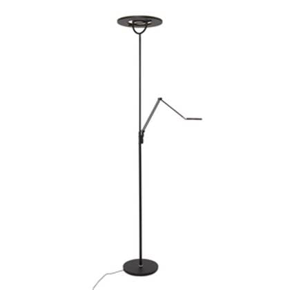 Steinhauer Soleil vloerlamp - Ingebouwd (LED) - transparant en zwart