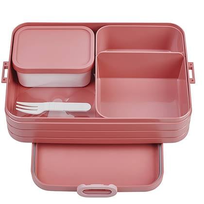 Bento lunchbox Take a Break large - Vivid mauve Wit