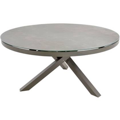 Lesli Living Mojito tuintafel rond 150 cm ceramic beige