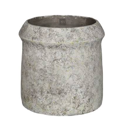 PTMD Nimma Grey cement pot wide top round XL