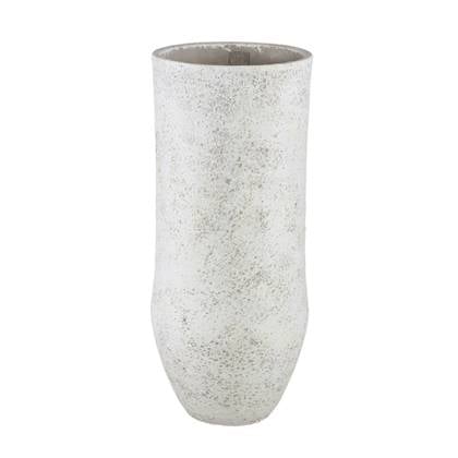 PTMD Dorin White cement minimal high round pot XL