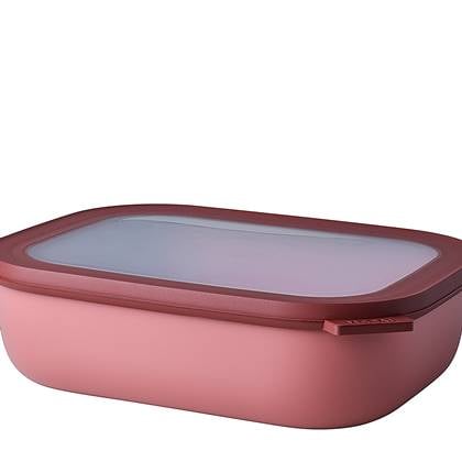 Multikom Cirqula rechthoekig 2000 ml - Vivid mauve Wit