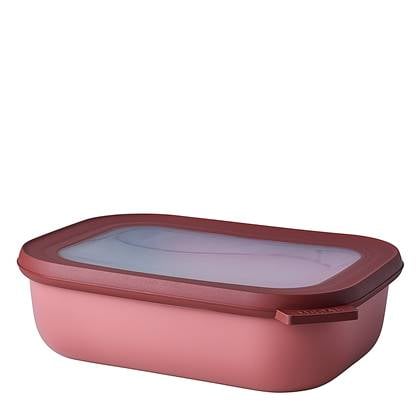 Multikom Cirqula rechthoekig 1000 ml - Vivid mauve Wit