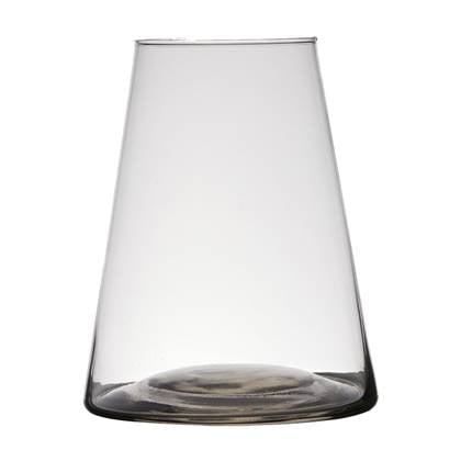 Hakbijl Glass Bloemenvaas Donna - - glas - 16 x 20cm Transparant