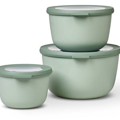 Multikom Cirqula 3-delige set (500+1000+2000 ml) - Nordic sage Groen