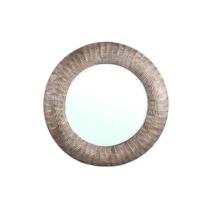 PTMD Arenxa Gold iron mirror with stripes round