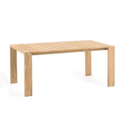 Kave Home - Victoire tuintafel in massief teakhout 240 x 110 cm