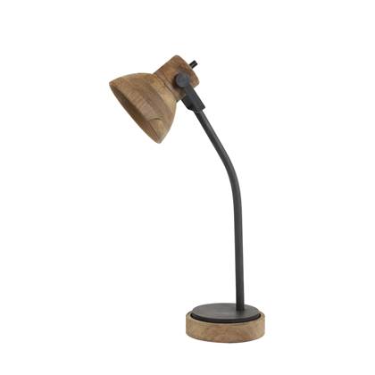 Light & Living Bureaulamp Imbert - Bruin - 30x18x64cm