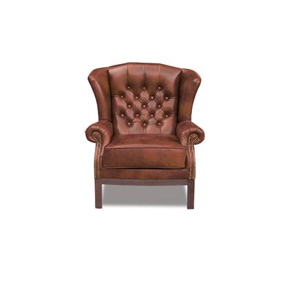 The Chesterfield Brand Fauteuil Cathedral Cloudy Oud Bruin