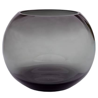Vase The World Zambezi grey Ø25 x H20,5 cm Grijs