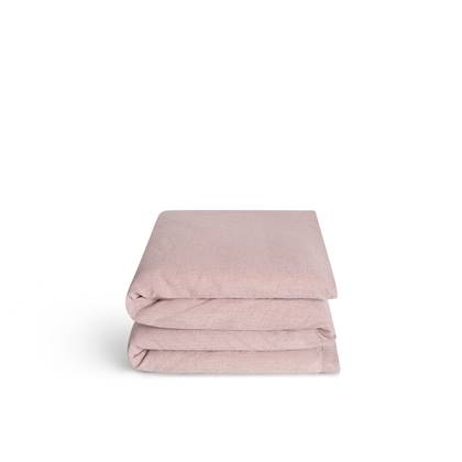 Yumeko kinderdekbedovertrek gewassen linnen roze chambray 100x135