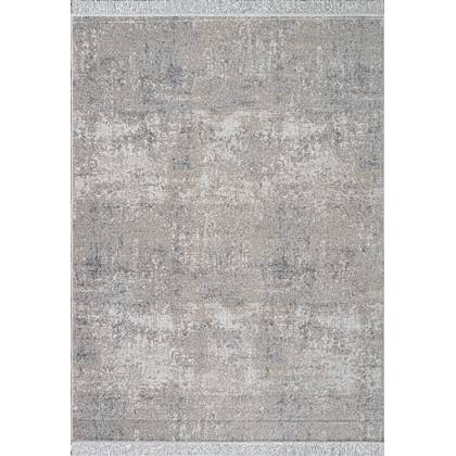 Vintage vloerkleed Smuk grijs met franjes - Interieur05 Grijs/Antraciet - Viscose - 160 x 230 cm - (M)