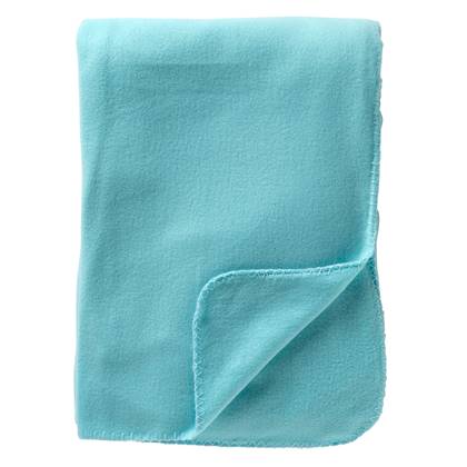 DEX - Plaid 130x160 cm - fleece deken - zacht en dun - Antigua Sand - blauw