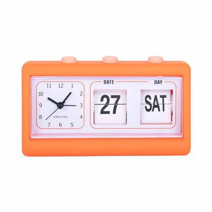Karlsson - Alarm Clock Data Flip Oranje