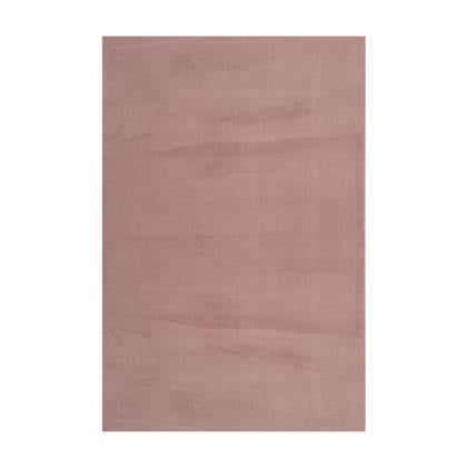 Interieur05 Rond Hoogpolig Vloerkleed Lux Oud Roze 160cm