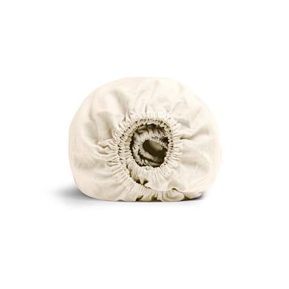 Yumeko hoeslaken katoen tencel™ latte chambray 180x200x30 - Biologisch & ecologisch