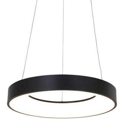 Steinhauer Hanglamp Ringlede Ø 48 cm 40 Watt LED zwart