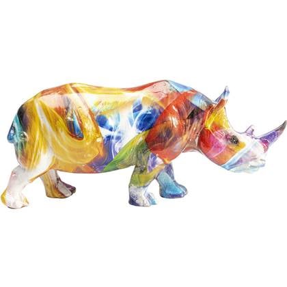 Kare Design Kare Decofiguur Colored Rhino