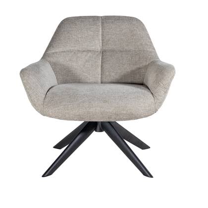 Giga Meubel - Fauteuil Stof Beige - Zithoogte 43cm - 78x75x78cm