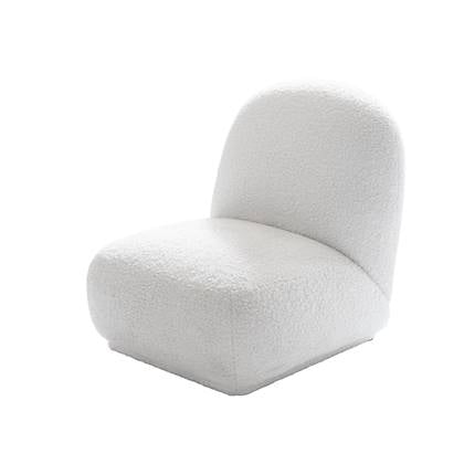 Giga Meubel Fauteuil Teddy Wit Japandi Stijl Stoel Savi