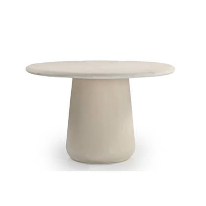 Giga Meubel - Eettafel Beige Rond - Ø150cm - Beton Ciré