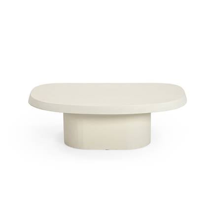 Giga Meubel - Salontafel Rechthoek 90cm - Beige Beton - Carly