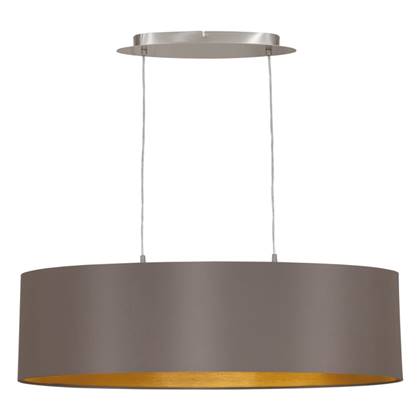 EGLO Hanglamp Maserlo 78 cm cappuccinokleurig 31614