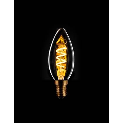 ETH Kaars spiraal filament LED 4w E14 230v 2200k dimbaar helder