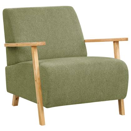 Beliani - LESJA - Fauteuil - Groen - Stof