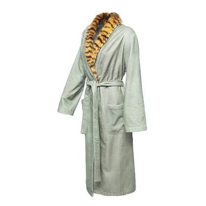 Jet Original Badjas Velours Tiger - Groen
