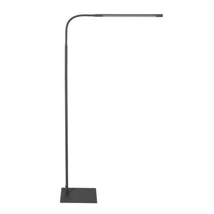 Mexlite Serpent vloerlamp zwart kunststof 183 cm hoog