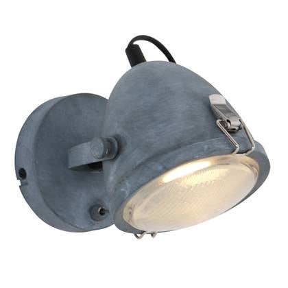 Lightning Industriele Wandlamp 1-L spot Medium Grijs