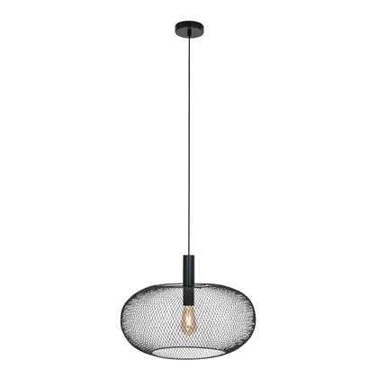 Anne Lighting - hanglamp - Cloud - - acryl aluminium - Ø 50cm - E27 - 3331ZW Zwart