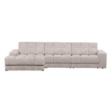 Woood Second Date Chaise Longue Links - Grove Ribstof - Naturel