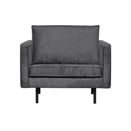BePureHome Fauteuil Rodeo - Structure Velvet - Mountain - 85x105x86