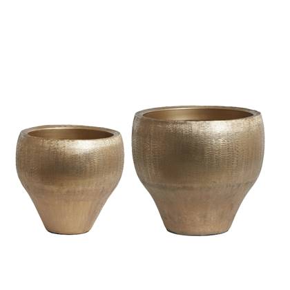 Light & Living - Pot LIOUX - Ø49x44cm - Goud - Set van 2