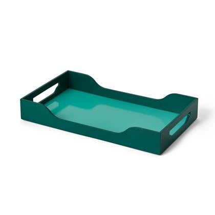 Printworks Dienblad - Swell - L - Turquoise/Groen