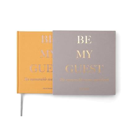 Printworks Guest Book - Beige/Yellow